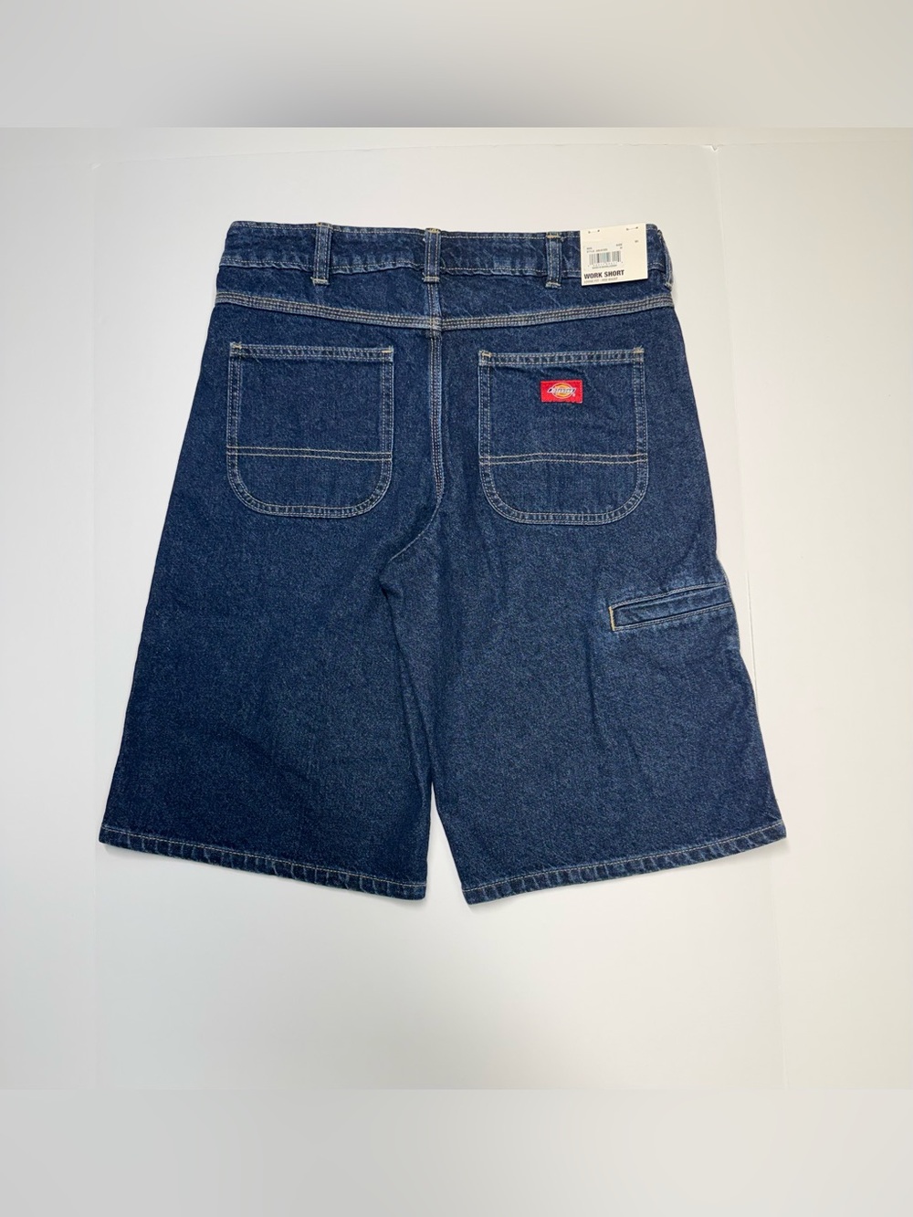 Lot Of 2 Dickies Carpenter Shorts Mid Waist Loose Fit Women’s Size W28 NWT - Picture 5 of 16